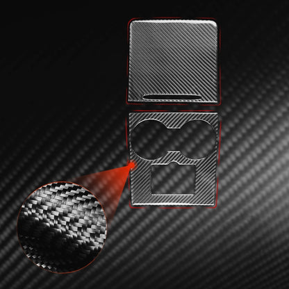 For Tesla Model 3 2017-2022 / Model Y 2000- Car Carbon Fiber Central Control Decorative Sticker (Black) - Car Interior Mouldings by buy2fix | Online Shopping UK | buy2fix