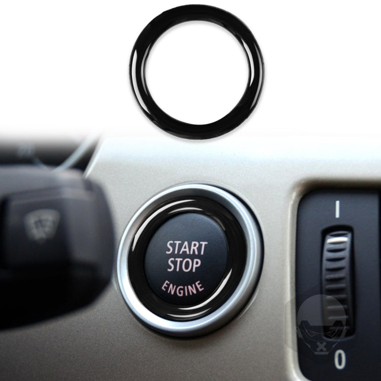 For BMW 3 Series E90/E92/E93 2009-2012 Car One-button Start Carbon Fiber Trim Ring, Left and Right Drive Universal - Car Interior Mouldings by buy2fix | Online Shopping UK | buy2fix