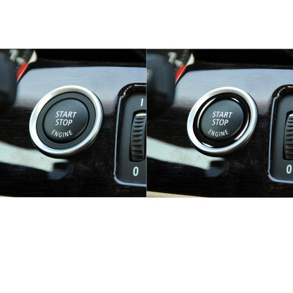 For BMW 3 Series E90/E92/E93 2009-2012 Car One-button Start Carbon Fiber Trim Ring, Left and Right Drive Universal - Car Interior Mouldings by buy2fix | Online Shopping UK | buy2fix