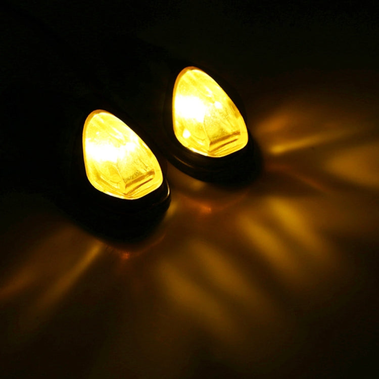 2pcs SL QGD Motorcycle 5W Turn Signal Light (Carbon Fiber Black) - Turn Signal by buy2fix | Online Shopping UK | buy2fix