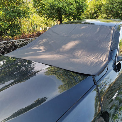 Car Folding Sunshade Front Gear Oxford Cloth Brace Snow Cover, Size: 167cm x 120cm by buy2fix