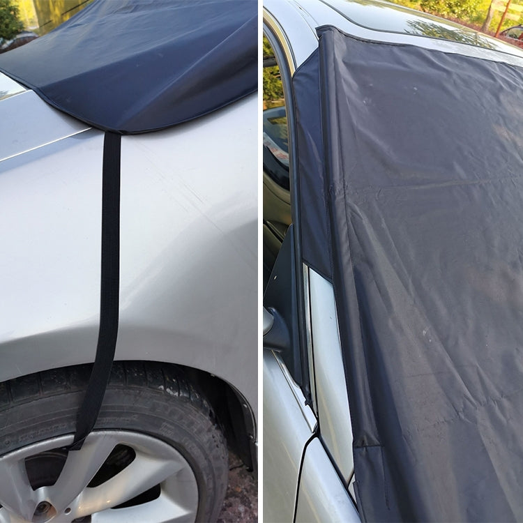 Car Folding Sunshade Front Gear Oxford Cloth Brace Snow Cover, Size: 167cm x 120cm by buy2fix