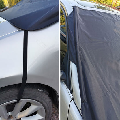 Car Folding Sunshade Front Gear Oxford Cloth Brace Snow Cover, Size: 167cm x 120cm by buy2fix
