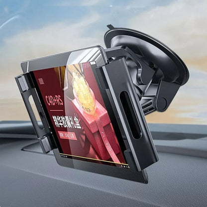 Car Dashboard Tablet Holder PU Suction Cup Windshield Bracket - Universal Car Holders by buy2fix | Online Shopping UK | buy2fix
