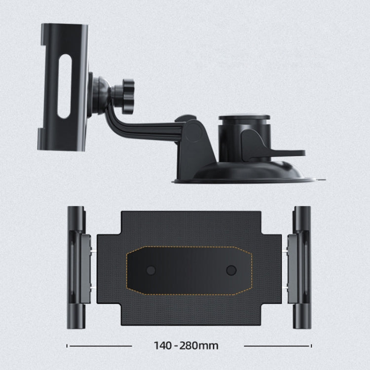 Car Dashboard Tablet Holder PVC Suction Cup Windshield Bracket + Tray by buy2fix