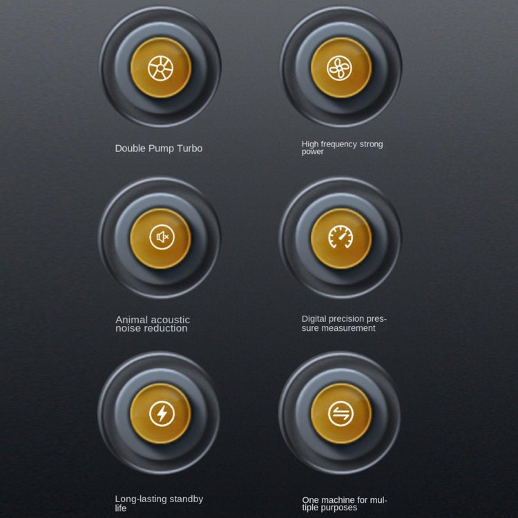 7.4V Wired Portable Car Tire Air Pump - Inflatable Pump by buy2fix | Online Shopping UK | buy2fix