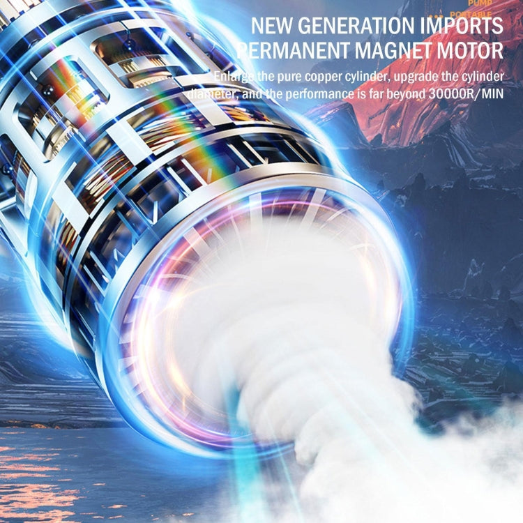 7.4V Wired Portable Car Tire Air Pump - Inflatable Pump by buy2fix | Online Shopping UK | buy2fix