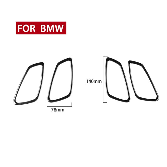 For BMW 3 Series E90 2005-2012 4pcs Car Door Handle Decorative Sticker, Left and Right Drive Universal - Car Interior Mouldings by buy2fix | Online Shopping UK | buy2fix