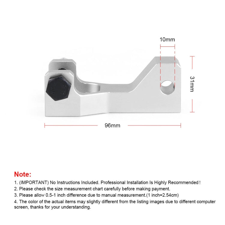 For Yamaha Raptor 350 660R ATV Front and Rear Lowering Kit (Silver) - Replacement Parts by buy2fix | Online Shopping UK | buy2fix