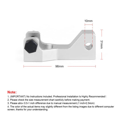 For Yamaha Raptor 350 660R ATV Front and Rear Lowering Kit (Silver) - Replacement Parts by buy2fix | Online Shopping UK | buy2fix