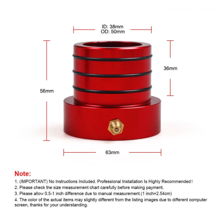 For Jeep Wrangler JK TJ Dana 30/44 Car Modification Front inner Outer Shaft Tube Seal Kit (Red) - Engine Fittings by buy2fix | Online Shopping UK | buy2fix