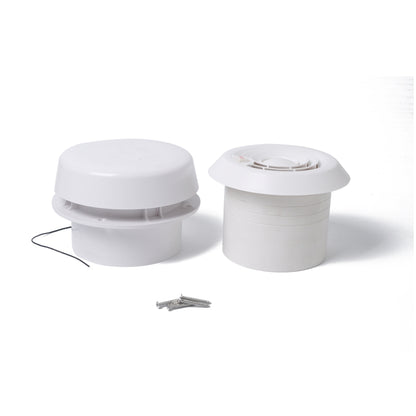 Mushroom Shape 12V White Volt  RV Roof Mute Air Vent Fan Camper Travel Trailer - Others by buy2fix | Online Shopping UK | buy2fix