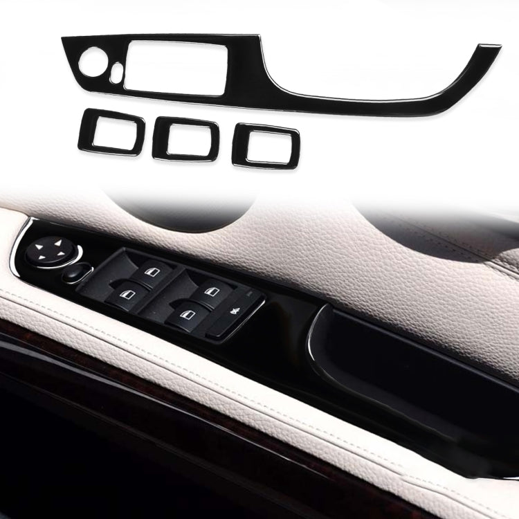 For BMW 3 Series E90/320i/325i 2005-2012 Car Right Drive Window Lifting Panel without Folding Key Decorative Sticker, Diameter: 35.8cm - Car Interior Mouldings by buy2fix | Online Shopping UK | buy2fix