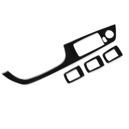 For BMW 3 Series E90/320i/325i 2005-2012 Car Left Drive Window Lifting Panel without Folding Key Decorative Sticker, Diameter: 37.8cm - Car Interior Mouldings by buy2fix | Online Shopping UK | buy2fix