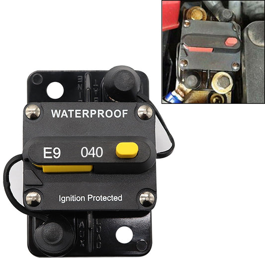 Off-road Vehicle / Automatic 40A Manual Circuit Breaker Overcurrent Protector - Engine Fittings by buy2fix | Online Shopping UK | buy2fix