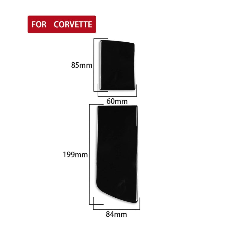For Chevrolet Corvette C7 2014-2019 Car Water Cup Holder Cover Decorative Sticker, Left Drive - Car Interior Mouldings by buy2fix | Online Shopping UK | buy2fix