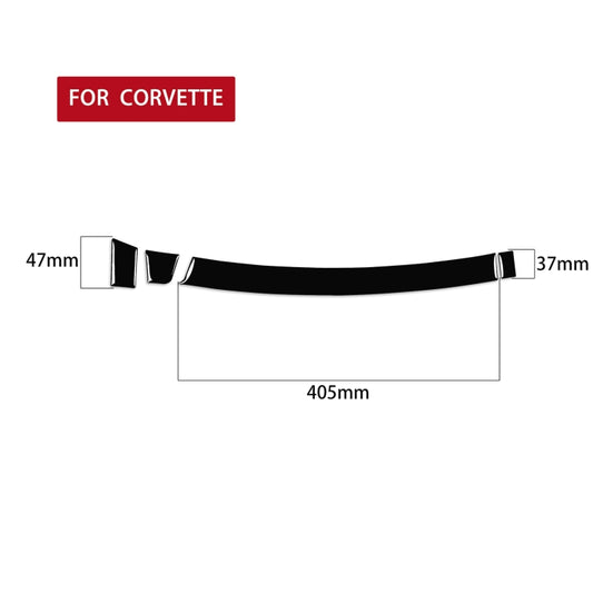 For Chevrolet Corvette C7 2014-2019 Car Passenger Storage Box Decorative Sticker, Left Drive - Car Interior Mouldings by buy2fix | Online Shopping UK | buy2fix