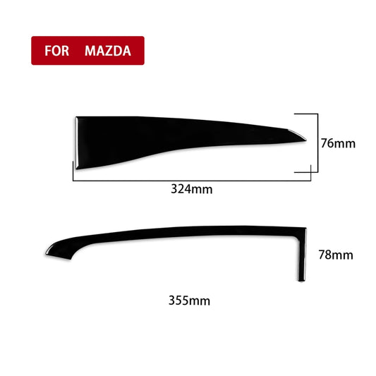 For Mazda 3 Axela 2010-2013 Car Central Display Screen Decorative Sticker, Right Drive - Car Interior Mouldings by buy2fix | Online Shopping UK | buy2fix