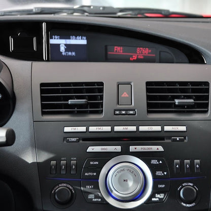 For Mazda 3 Axela 2010-2013 Car Central Display Screen with USB Decorative Sticker, Left Drive - Car Interior Mouldings by buy2fix | Online Shopping UK | buy2fix