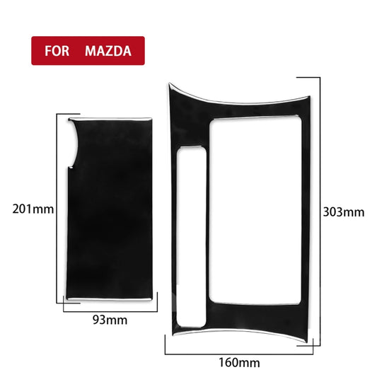 For Mazda 3 Axela 2010-2013 Car Water Cup Holder Panel Decorative Sticker, Right Drive - Car Interior Mouldings by buy2fix | Online Shopping UK | buy2fix