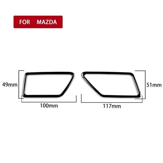 For Mazda 3 Axela 2010-2013 Car Defogging Vent Decorative Sticker, Right Drive - Car Interior Mouldings by buy2fix | Online Shopping UK | buy2fix