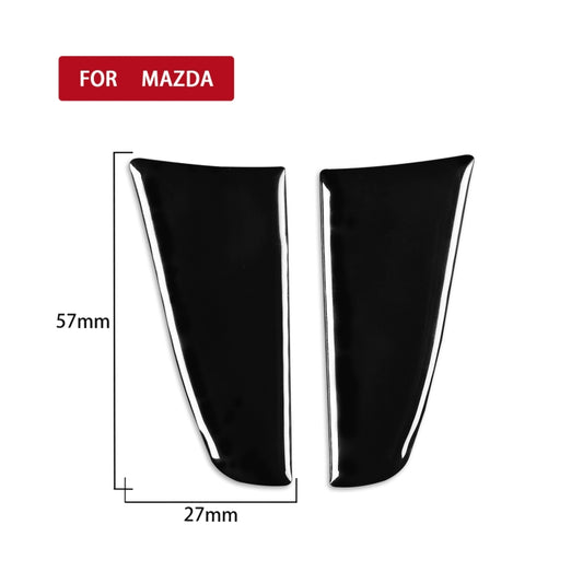For Mazda 3 Axela 2010-2013 Car Steering Wheel Below Decorative Sticker, Left and Right Drive Universal - Car Interior Mouldings by buy2fix | Online Shopping UK | buy2fix