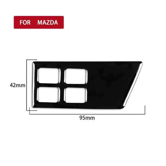 For Mazda 3 Axela 2010-2013 Car Headlight Switch Decorative Sticker, Right Drive - Car Interior Mouldings by buy2fix | Online Shopping UK | buy2fix