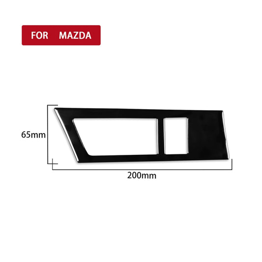 For Mazda 3 Axela 2010-2013 Car Headlight Switch Panel Decorative Sticker, Left Drive - Car Interior Mouldings by buy2fix | Online Shopping UK | buy2fix