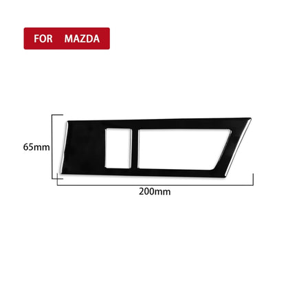 For Mazda 3 Axela 2010-2013 Car Headlight Switch Panel Decorative Sticker, Right Drive - Car Interior Mouldings by buy2fix | Online Shopping UK | buy2fix