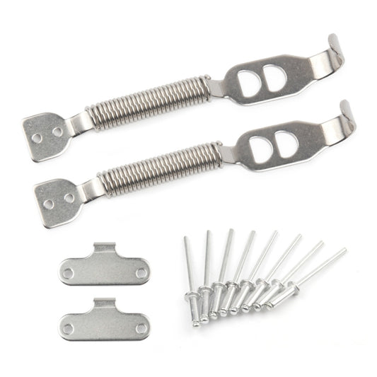 Universal Car Hood Tunning Boot Bonnet Springs Clips Pin Kit Hood Lock - Locks & Hasps by buy2fix | Online Shopping UK | buy2fix