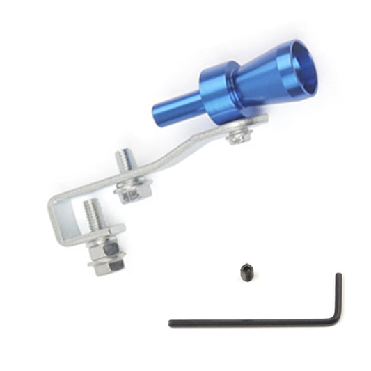 Universal Aluminum Turbo Sound Exhaust Muffler Pipe Whistle Car / Motorcycle Simulator Whistler, Size: S, Outside Diameter: 20mm(Blue) - Exhaust Pipes by buy2fix | Online Shopping UK | buy2fix