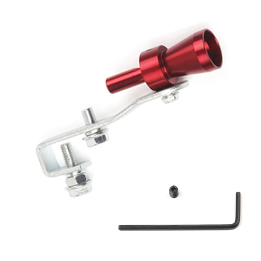 Universal Aluminum Turbo Sound Exhaust Muffler Pipe Whistle Car / Motorcycle Simulator Whistler, Size: S, Outside Diameter: 20mm(Red) - Exhaust Pipes by buy2fix | Online Shopping UK | buy2fix