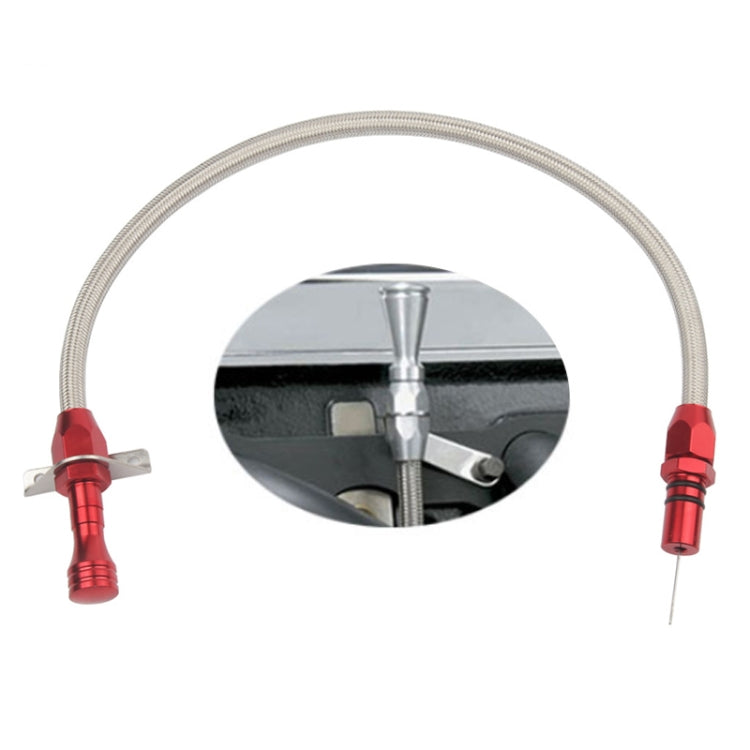 Car Flexible Stainless Transmission Gearbox Oil Dipstick 530mm Oil Measuring Rod for Chevrolet(Red) by buy2fix