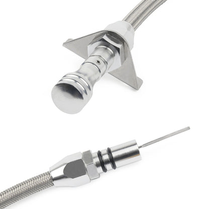 Car Flexible Stainless Transmission Gearbox Oil Dipstick 530mm Oil Measuring Rod for Chevrolet(Red) by buy2fix