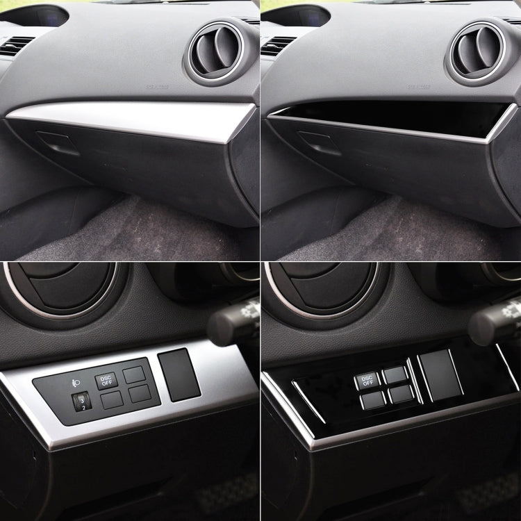 For Mazda 3 Axela 2010-2013 3 in 1 Car Both sides of Instrument Set Decorative Sticker, Left Drive - Car Interior Mouldings by buy2fix | Online Shopping UK | buy2fix