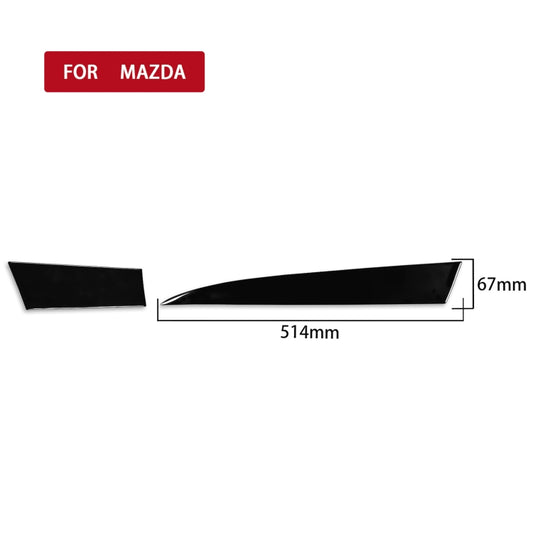 For Mazda 3 Axela 2010-2013 2 in 1 Car Both sides of Instrument Set Decorative Sticker, Left Drive - Car Interior Mouldings by buy2fix | Online Shopping UK | buy2fix