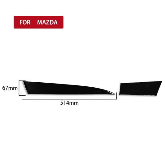 For Mazda 3 Axela 2010-2013 2 in 1 Car Both sides of Instrument Set Decorative Sticker, Right Drive - Car Interior Mouldings by buy2fix | Online Shopping UK | buy2fix