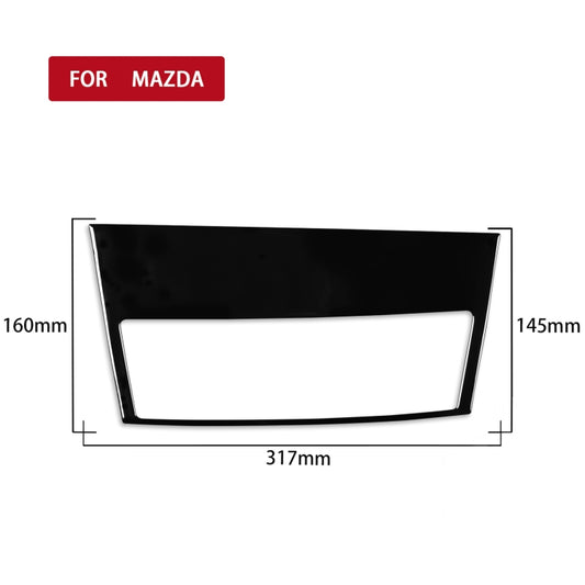 For Mazda 3 Axela 2010-2013 Car Central Vent Decorative Sticker, Left Drive - Car Interior Mouldings by buy2fix | Online Shopping UK | buy2fix