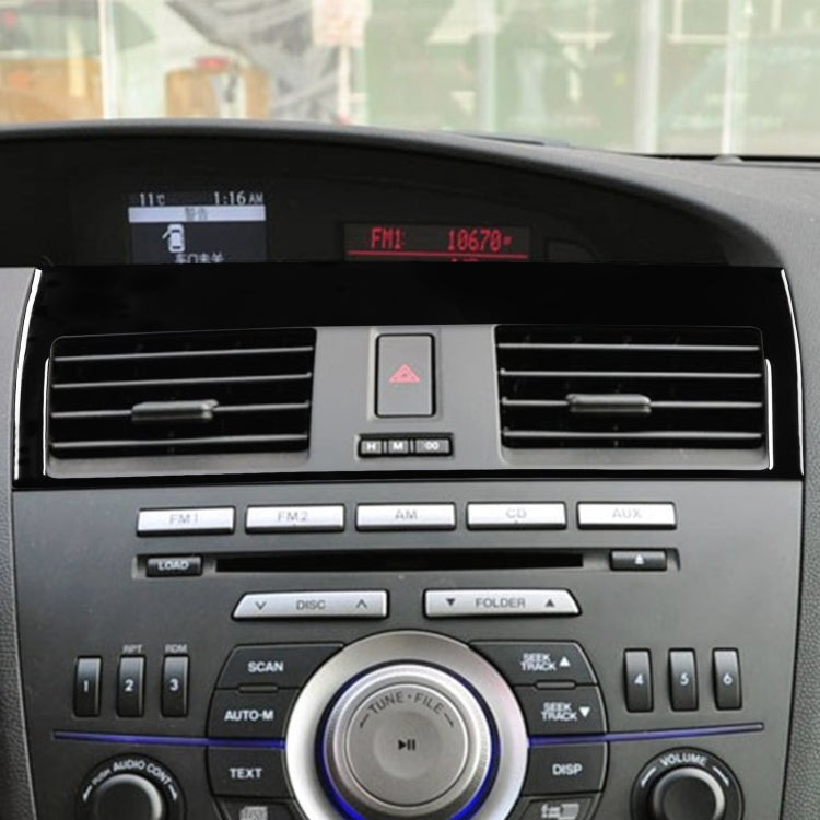For Mazda 3 Axela 2010-2013 Car Central Vent Decorative Sticker, Left Drive - Car Interior Mouldings by buy2fix | Online Shopping UK | buy2fix