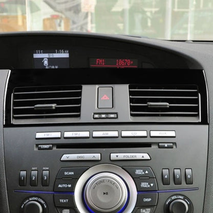 For Mazda 3 Axela 2010-2013 Car Central Vent Decorative Sticker, Left Drive - Car Interior Mouldings by buy2fix | Online Shopping UK | buy2fix