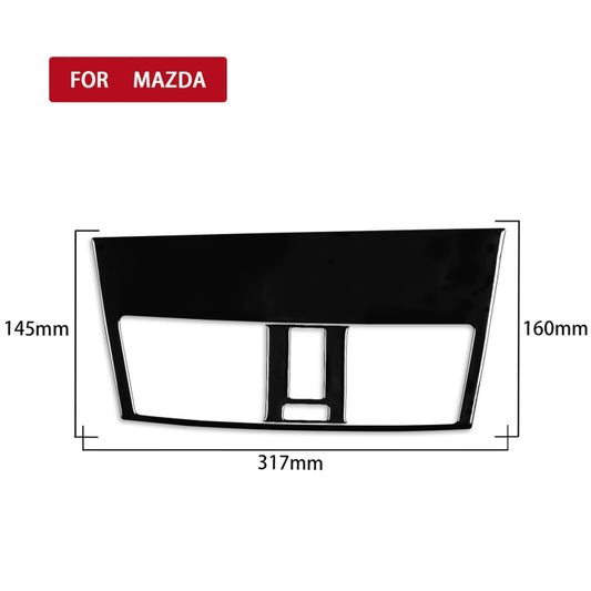 For Mazda 3 Axela 2010-2013 2 in 1 Car Central Vent Set B Decorative Sticker, Right Drive - Car Interior Mouldings by buy2fix | Online Shopping UK | buy2fix