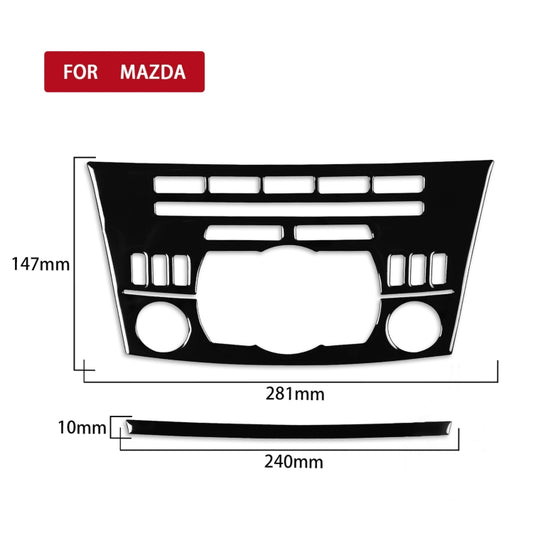 For Mazda 3 Axela 2010-2013 Car Radio Panel Decorative Sticker, Left and Right Drive Universal - Car Interior Mouldings by buy2fix | Online Shopping UK | buy2fix