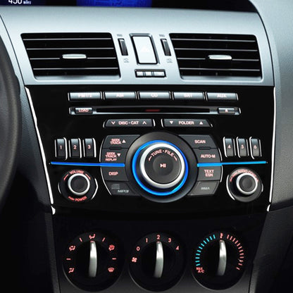 For Mazda 3 Axela 2010-2013 Car Radio Panel Decorative Sticker, Left and Right Drive Universal - Car Interior Mouldings by buy2fix | Online Shopping UK | buy2fix