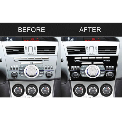 For Mazda 3 Axela 2010-2013 Car Radio Panel Decorative Sticker, Left and Right Drive Universal - Car Interior Mouldings by buy2fix | Online Shopping UK | buy2fix