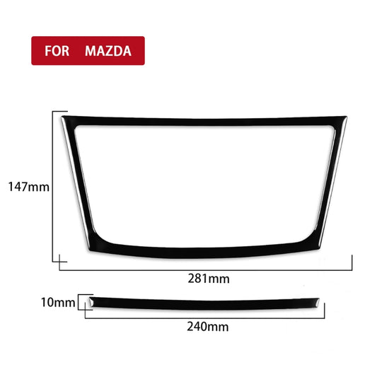 For Mazda 3 Axela 2010-2013 Car Navigation Outside Frame Decorative Sticker, Left and Right Drive Universal - Car Interior Mouldings by buy2fix | Online Shopping UK | buy2fix