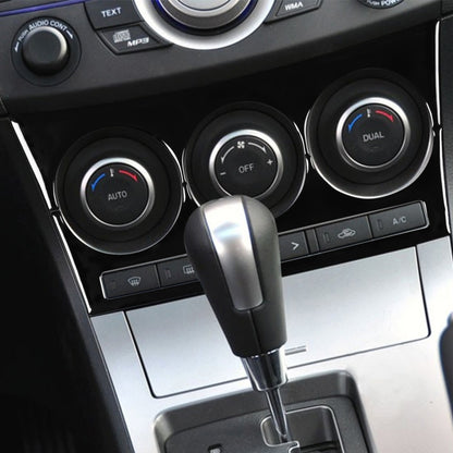 For Mazda 3 Axela 2010-2013 Car AC Button A Decorative Sticker, Left and Right Drive Universal - Car Interior Mouldings by buy2fix | Online Shopping UK | buy2fix