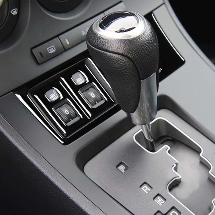 For Mazda 3 Axela 2010-2013 Car Seat Heating Button Set Decorative Sticker, Left and Right Drive Universal - Car Interior Mouldings by buy2fix | Online Shopping UK | buy2fix