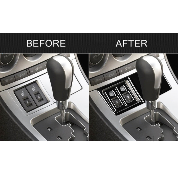 For Mazda 3 Axela 2010-2013 Car Seat Heating Button Set Decorative Sticker, Left and Right Drive Universal - Car Interior Mouldings by buy2fix | Online Shopping UK | buy2fix