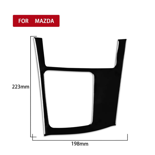 For Mazda 3 Axela 2010-2013 Car Gear Frame Decorative Sticker, Left Drive - Car Interior Mouldings by buy2fix | Online Shopping UK | buy2fix