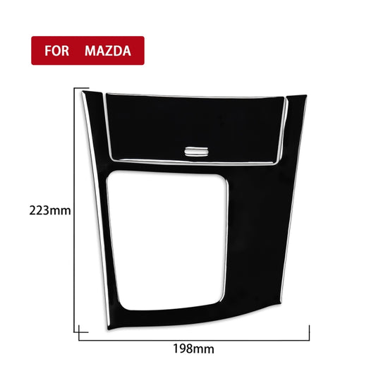For Mazda 3 Axela 2010-2013 2 in 1 Car Gear Frame Set A Decorative Sticker, Left Drive - Car Interior Mouldings by buy2fix | Online Shopping UK | buy2fix